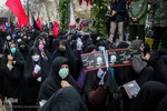 تشییع پیکر 9 شهید دفاع مقدس و مدافع حرم در مشهد
