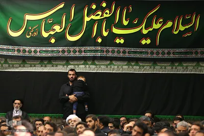 مراسم عزاداری شب تاسوعای حسینی با حضور رهبر معظم انقلاب