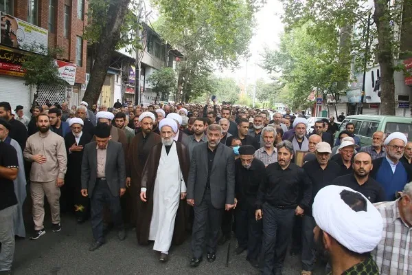راهپیمایی و محکومیت اهانت‌های کشور سوئد به ساحت مقدس قرآن کریم در ساری