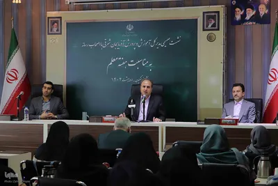 نشست خبری مدیرکل آموزش و پرورش آذربایجان شرقی