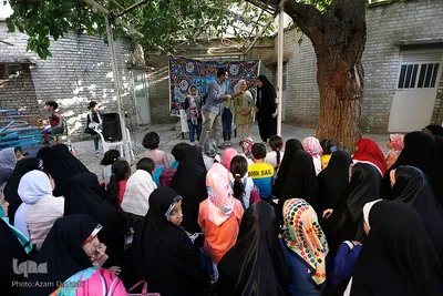 دختران بانشاط موسسه قرآنی بقیه الله قزوین