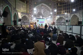 محفل انس با قران کاروان قرآنی انقلاب در امامزاده سید اسحاق(ع) ساوه