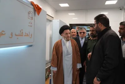 برپایی بیمارستان صحرایی در شهرستان رومشکان