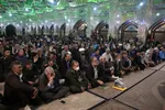 مراسم بزرگداشت شهدای مدافع امنیت فارس در حرم سیدعلاءالدین حسین(ع)شیراز