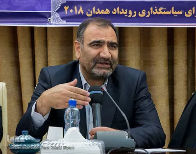 ⁨نشست خبری همایش بین المللی نخبگان و سفیران فرهنگی همدان 2018