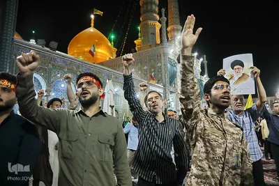 اعلام انزجار و فریاد انتقام مردم قم علیه تجاوز آمریکا به خاک ایران