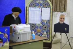 حضور نماینده ولی فقیه در خراسان‌جنوبی پای صندوق رأی