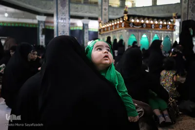 مراسم شیرخوارگان حسینی در آستان علی بن مهزیار اهوازی