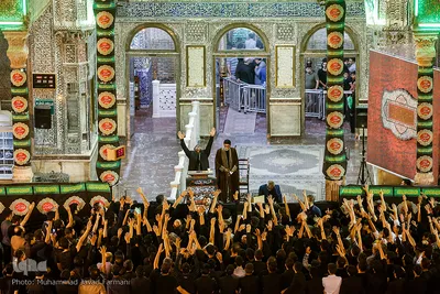 تجمع هیئات مذهبی در جوار سیدالکریم مسلمیه