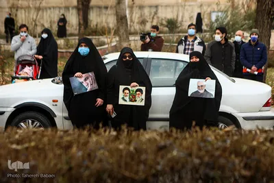 تشییع پیکر شهدای گمنام در دانشگاه آزاد تهران شمال