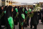 گلباران حرم شاهچراغ در شب ولادت امام رضا( ع‎‎)