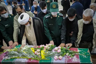 استقبال از  پیکر شهید "منتجبی" پس از ۳۸ سال - زنجان