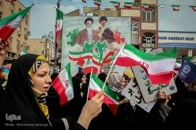 راهپیمایی ۲۲ بهمن در اهواز

