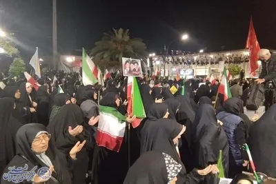 چهل نهمین شب اجتماع مردم ولایت مدار شهرستان بابلسر با محوریت روز ارتش
