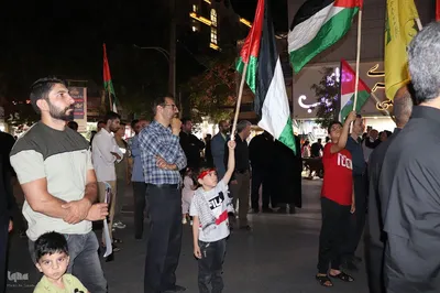 تجمع مردم انقلابی ملایر در محکومیت جنایت رژیم خبیث صهیونیستی‎