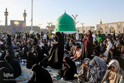 مراسم دعای عرفه در حرم مطهر رضوی
