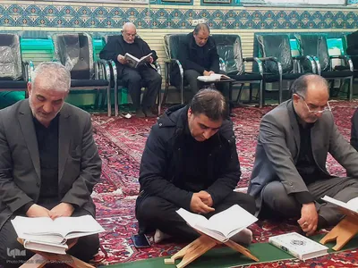 محفل جزء خوانی قرآن کریم در اهر