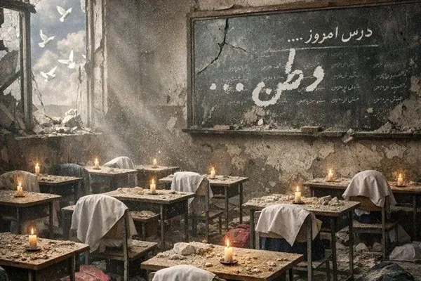 یادبود شهدای مدرسه میناب با حضور عوامل محفل «ستاره‌ها»