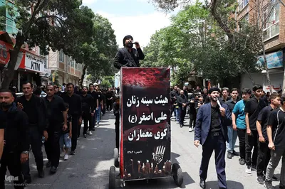 مراسم سنتی عزاداری عاشورای حسینی در اهر