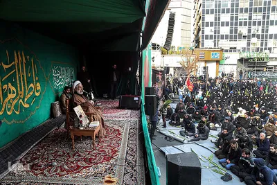 تجمع عزاداران فاطمی در میدان فاطمی
