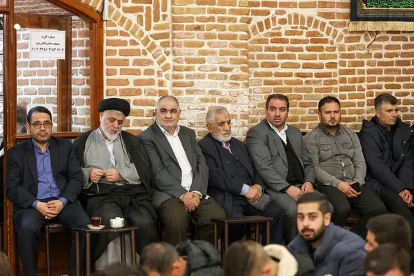 حضور امام جمعه تبریز در هیئت انصارالحسین تبریز