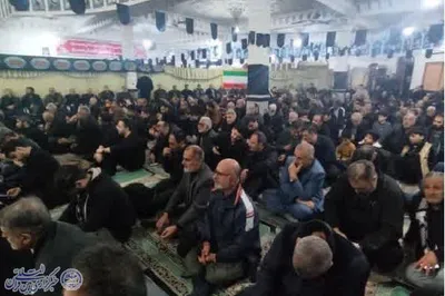 سومین شب اجتماع باشکوه مردم بابلسر در شام شهادت رهبر شهید امام خامنه ای