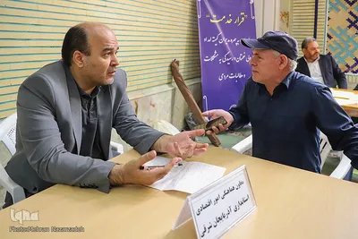 استقرار میز خدمت دستگاه‎های دولتی در مصلی امام خمینی (ره) تبریز‎