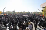 مراسم تشییع شهدای حادثه ترویستی اصفهان