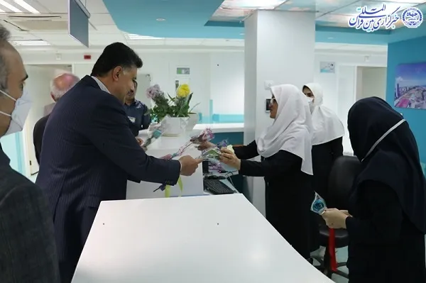 دیدار فرماندار بابلسر با پرستاران ،به مناسبت میلاد حضرت زینب کبری(ع) و روز پرستار
