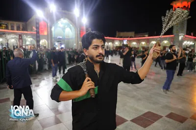 شب رحلت نبی مکرم اسلام(ص) در حرم بانوی کرامت