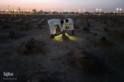 مزار امام جعفر صادق(ع) در قبرستان بقیع مدینه