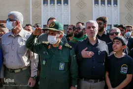 مراسم تشییع پیکر مطهر شهدای امنیت در شیراز‎‎