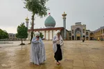 باران اردیبهشت در حرم شاهچراغ(ع)
