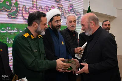 آیین تکریم از موکب‌داران جنگ رمضان در اصفهان