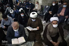 محفل انس با قران کاروان قرآنی انقلاب در امامزاده سید اسحاق(ع) ساوه