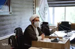 نشست خبری حجت الاسلام مظفر رجب زاده رییس امور قرآنی سازمان تبلیغات اسلامی استان آذربایجان شرقی