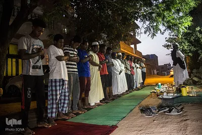 نماز جماعت در شهر «خارطوم» سودان

