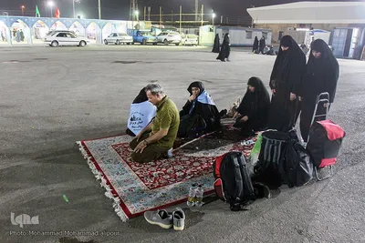 خدمات رسانی موکب‌های حسینی در مرز شلمچه