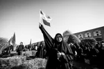 تجمع سوگواران امام خامنه‌ای در میدان امام اصفهان
