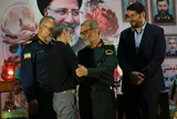 خانواده شهید نائینی در مسجد جمکران تجلیل شدند