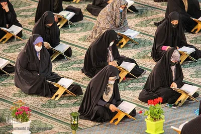 مراسم جز خوانی در حرم حضرت عبدالعظیم حسنی