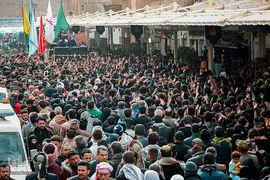 سامرا در سوگ امام هادی(ع)