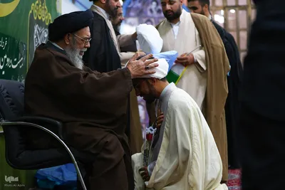 مراسم عمامه‌گذاری طلاب حوزه علمیه اصفهان