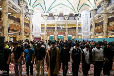 مراسم اعتکاف در مسجد جامع امام صادق (ع)