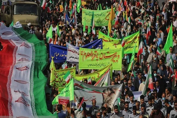 راهپیمایی باشکوه ۲۲ بهمن در هرمزگان برگزار شد