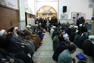مراسم ترحیم حاج عبدالله طائب در قم