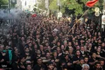 دسته عزاداری عصر عاشورا در زنجان