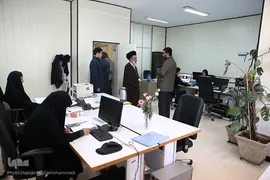 بازدید آیت‌الله سید احمد حسینی خراسانی، عضو خبرگان رهبری از ایکنا