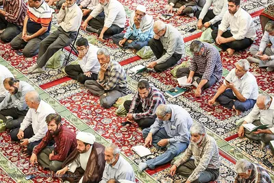 نماز عید قربان در شاهچراغ