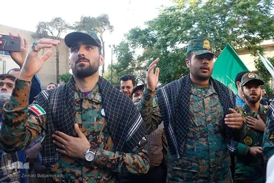 مراسم وداع با پیکر مطهر شهید «جانی بت اوشانا»